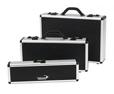 Deglon Grande Table Couteaux Ã Steak Ensemble de Bloc de Rangement avec tiges, Noir, 6Â piÃ¨ces