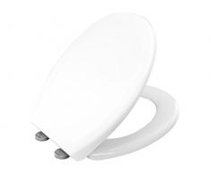 Bisk Soft Abattant de WC en duroplast, Blanc