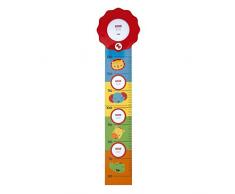 Fisher-Price FP10008 Frise Toise en Bois pour Enfants, Bleu, Rouge et Jaune, 104 x 26 x 0,9 cm
