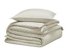 De Witte Lietaer Parure Linge de lit Flanelle, Coton, Taupe, 140x220 cm