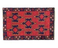 Eden Carpets kezil Tapis nouÃ© Ã la Main, Coton, Multicolore, 87Â x 137Â cm