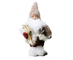 VeaÂ PoupÃ©e Bonhomme de PÃ¨re NoÃ«l Tissu NoÃ«l Rouge 44 cm