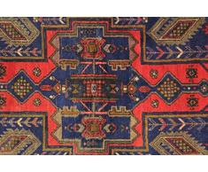 Eden Carpets Khamseh Tapis noué à la Main, Laine, Multicolore, 127 x 197 cm