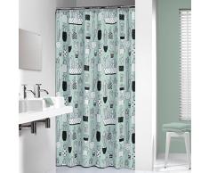 Sealskin Rideau de Douche, PEVA, Vert, Taille Unique