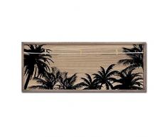 Dcasa Panneau en Bois avec Pinces Tropicales décoratives Meubles Autocollants décoration de la Maison Unisexe Adulte Couleur Unique