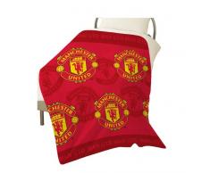 Manchester United F.C. Multi Crest Couverture Polaire