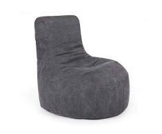 Outbag Slope Pouf, Noir, 85 x 75 cm