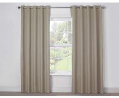 Julian Charles Luna Rideaux Ã Åillets RevÃªtement Thermique 167,6Â x 228,6Â cm Moka