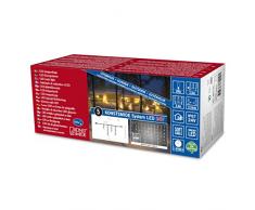 Konstsmide 4681-112 Système de Rallonge pour Frise Lumineuse 100 LEDs Etanche Blanc Chaud Câble Noir Doux