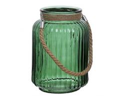 Dcasa Candel Anse Corde Bougeoirs Techo-Chandeliers et Bougeoirs Décoration de Maison Unisexe Adulte, Vert (Vert), Unique