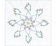 Jack Dempsey Stamped Blanc Lit avec Les Blocs de, Multicolore, 24.76Â x 15.24Â x 1.9Â cm