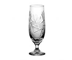 Lot de aljulia 1041 bière en Cristal en Verre, Lot de 6, 330 ML