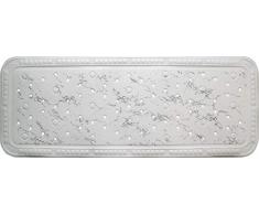 Baveno Grund Mamor Tapis de Baignoire 100% Caoutchouc synthÃ©tique sans PVC, Gris, 36 x 92 cm
