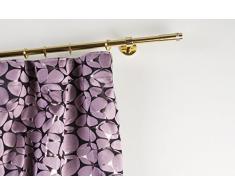 InCasa Tringle Ã Rideaux: Ã 20 mm, L. 260 cm. en Laiton Poli â Complet