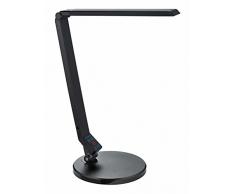 Alco Lampe de bureau, 5 Compartiment à intensité variable, noir, 9219â11, Plastique Aluminium, Noir 9W