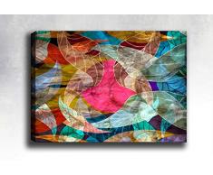 Bonamaison Peinture sur toile, multicolore, 40 x 60 cm - Conçu et fabriqué en Turquie