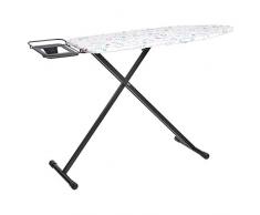 AmazonBasics Planche à repasser avec repose-fer de style H Noir 122 x 38 cm Modèle médium
