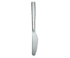 Alessi Ajm22/3m Knifeforkspoon Couteau de Table en Aisi 420 Brillant, Monobloc, Set de 6 Pièces