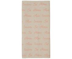 MI CASA Chiffon de Cuisine 50 x 70 Lettres Corail