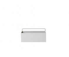 Ferm Living Pot de Fleurs, MÃ©tal, Gris Clair, 30,5cm