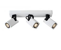 Lucide ROAX - Spot Plafond - LED Dim. - GU10 - 3x5W 3000K - Blanc