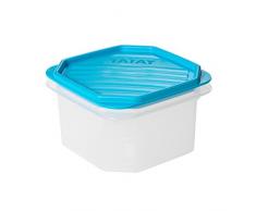 TATAY 1160100 Boite DE Conservation Carree 0.6 LBLEU, Plastique, Bleu, 0,6L
