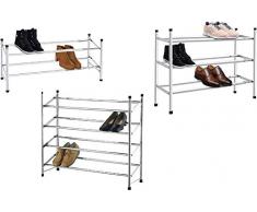 MAXELLPOWER Meuble à Chaussures en métal Multicolore Taille Unique