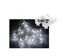 Fomax Guirlande extérieure à 20 LED Blanches 3m - 8 Fonctions