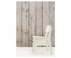 Scrapwood Lot de 1 rouleau de papier peint par Piet Hein Eek Beige 900 x 48.7 cm