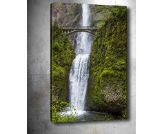 Bonamaison Peinture sur toile, multicolore, 70 x 100 cm - Conçu et fabriqué en Turquie