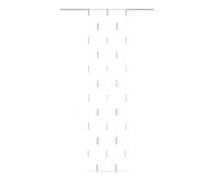 Home Fashion Panneau Coulissant en Voile scherli mélangé, Polyester, Baie, 245 x 60 cm