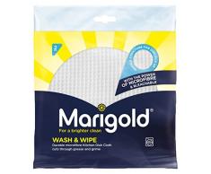 MARIGOLD Souci Lavage Et Laide de Cuisine Chiffon, Blanc, 12Â Lot de 2Â Chiffons