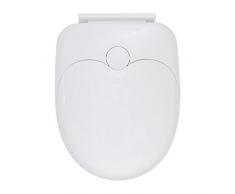MSV 141677 Abattant WC pour Adultes/Enfants, Plastique, Blanc, 30 x 20 x 15 cm