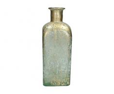 J. Kersten Vase en Verre DorÃ© 10 x 10 x 28 cm