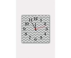 Bonamaison Horloge Murale en MDF, Multicolore, 30 x 30 cm