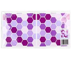 Wall Genie Lot de 30 Autocollants en Vinyle pour carrelage Violet 150 x 150 mm