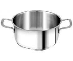 H&H Elodie Faitout avec Fond à Induction, Acier INOX, 14 cm