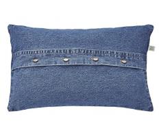 Dutch Decor Iggy â Coussin, 30x50 cm, Bleu - Coton