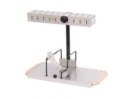 LOUIS TELLIER - Appareil à raclette Alpage® Signature Inox - Taille Adaptée pour toute portion de Meule - 6 à 8 Personnes - Rampe Chauffante Réglable en Hauteur - Interrupteur de sécurité - 230V