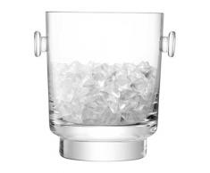 LSA International City Bar Seau à Glace, Verre, Transparent, 18 cm