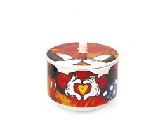 Disney Walt pwm41/S Sucrier, modèle Sweet Love, Porcelaine, Rouge