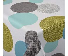Venilia Lola Menthe Linge de Table Nappe Anti Tache, Imperméable, Coton, carré, 160 x 160 cm, 55154