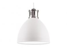 Leitmotiv LM1407 Lampe à Suspension Fer, 40 W, Blanc, Taille M