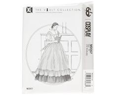 Cosplay par McCalls Cosplay M2057Â FF, Manches Bouffantes Blouse, RÃ©uni Jupe et Volants de Tablier, Tailles 16â22, Multi/Couleur