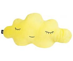 Paparajote Factory Coussin Doux en Forme de Nuage, spÃ©cial pour bÃ©bÃ© 80 x 16 x 42 cm Citronier