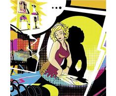 Scenolia Tableau Verre Acrylique Divine 60 x 60 cm | DÃ©coration Murale Design Fait en France