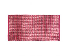 FERIDRAS Twist Tapis, Coton, Fuchsia, 50Â x 90Â x 62Â cm