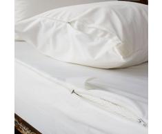 Highliving Matelas en Tissu Blanc, Simple