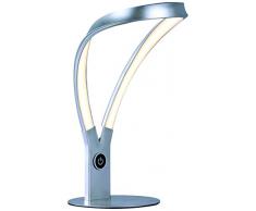 LED decore bonne nuit bureau, 6Â W, gris argent, 16Â x 25Â cm