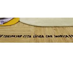 Chispum VIGRA074M - Sticker décoratif, Design Sourire exigé à partir dici, 41 x 57,5 cm